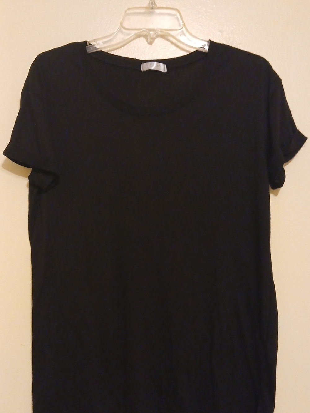 Awake Black Short Sleeve Crewneck Sleep Tee